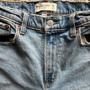 Abercrombie Curve Love High Rise Jeans